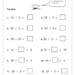 Division Year 3 Worksheets Using the division sign – Division Maths Worksheets for Year 3 (age 7-8 …
