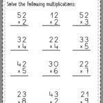 Two Digit Multiplication Questions Worksheets 2 Digit Multiplication Worksheets