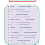 20. Worksheet / ClassTest – Modals – English With PK99 English Modals Test