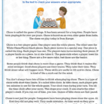 Reading Comprehension Intermediate Level – English Created Resources