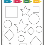 Recognizing The Shapes Worksheet For Kindergarten