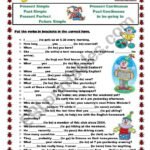 Mixed Tenses Exercises Worksheets Mixed tenses – ESL worksheet by ildibildi