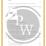 class 6 science worksheets Chapter 8-Body Movements |Physics Wallah