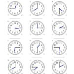Telling Time Worksheets 15 Minute Intervals – Thekidsworksheet