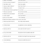 Teach child how to read: Indirect Questions Printable Worksheet Exercise
