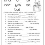 Conjunction Worksheets With Answers Pdf – Kidsworksheetfun