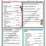PRESENT PERFECT – ESL worksheet by GIOVANNI