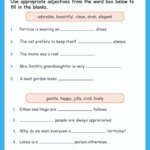 Adjective Worksheets For Class 3 Class 3 Adjectives Worksheet | Grade1to6.com