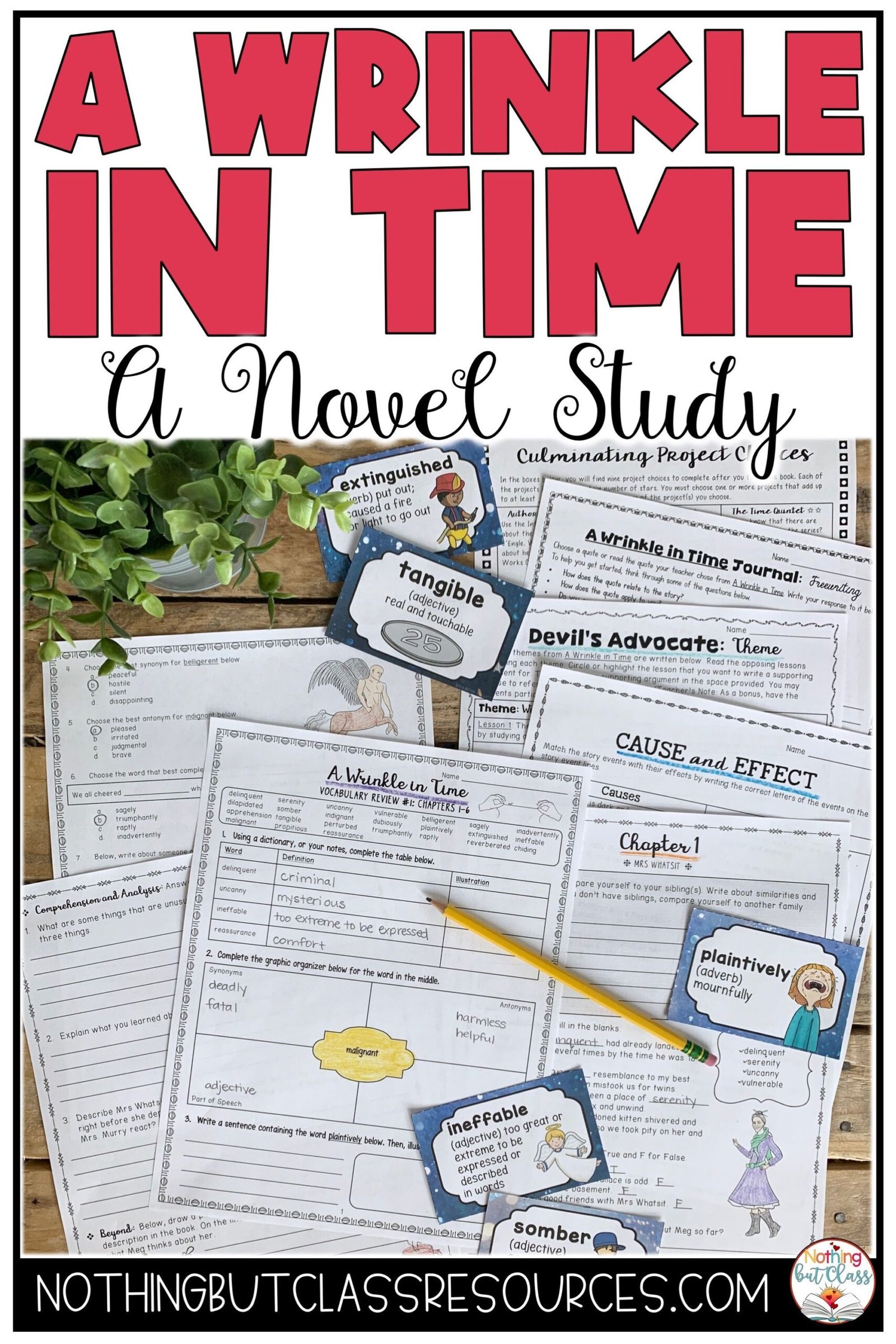 A Wrinkle in Time: Complete Novel Study Unit | Reading response ... A Wrinkle in Time: Complete Novel Study Unit | Reading response ...