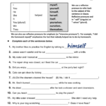 Reflexive Pronouns Worksheets Pdf With Answers – Askworksheet
