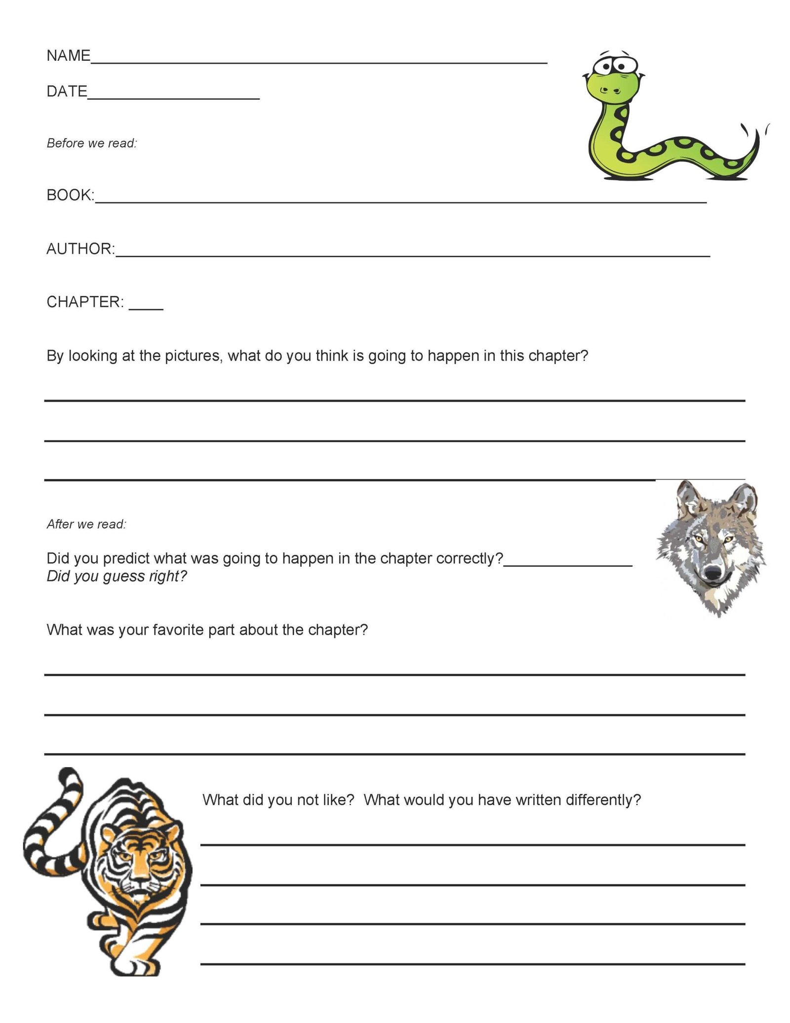Reading Comprehension Autism Worksheets