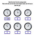 Clock Worksheets – Telling Time to the Hour clock teach time to hour …