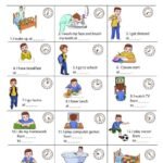 Daily Routines And the Time worksheet