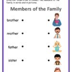 Members of the Family Worksheet – Fun Teacher Files