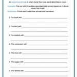 Phrases Exercises Worksheets Adjective Phrases Worksheets – ReadingVine