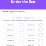 Lcm And Hcf Worksheets Maths Hcf And Lcm Worksheets