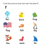 Learn the Letter F f – Learning the Alphabet – Academy Worksheets