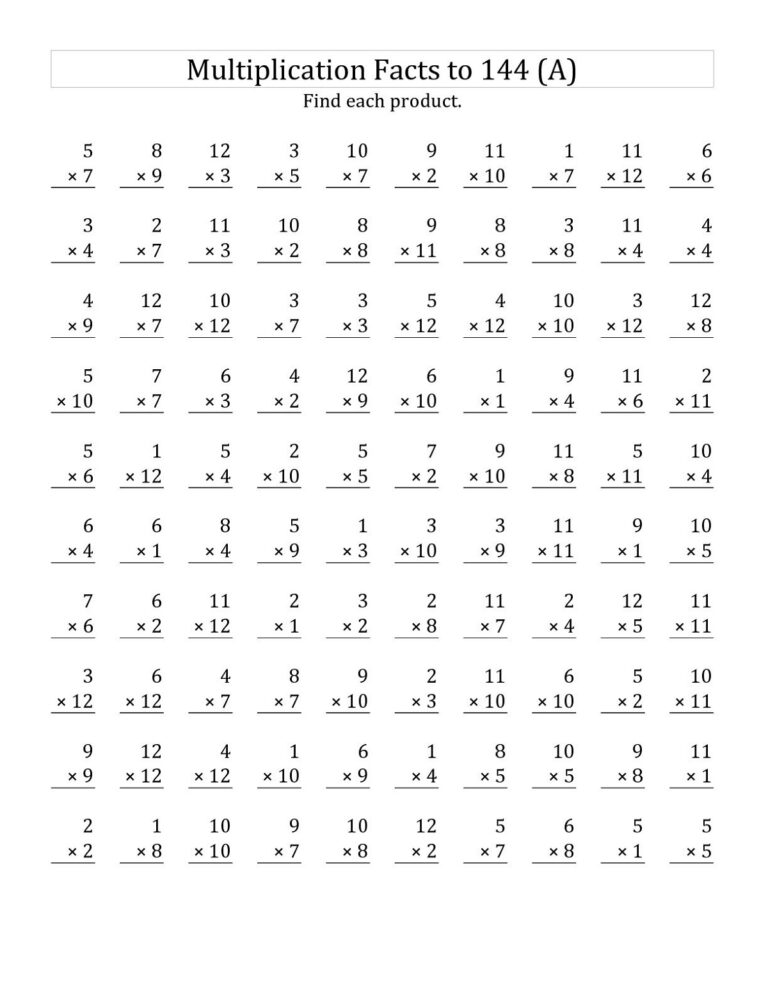 Free Printable Math Worksheets - Worksheets Day