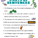 Parts Of A Sentence Worksheets Parts of Sentences