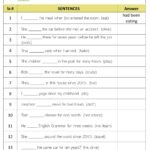 Past Perfect Continuous Tense Worksheet with Answers – EnglishGrammarSoft