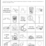 Physical And Chemical Changes Worksheets Chemical And Physical Change Worksheet – E-streetlight.com