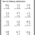 Multiplication Worksheets For Class 2 Printable Multiplication Worksheets for grade 2
