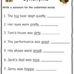 Synonym Worksheets | Free English Worksheets