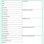 Time Capsule Worksheet
