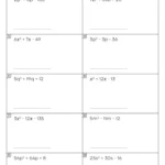 Factoring Trinomials Worksheets Factoring Trinomials Worksheets – Math Monks