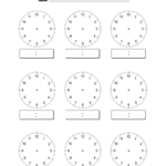 Clock Face Worksheets to Print | Activity Shelter