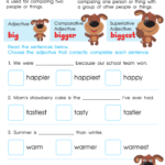 Comparative and Superlative Worksheet: Free Printable PDF for Children …