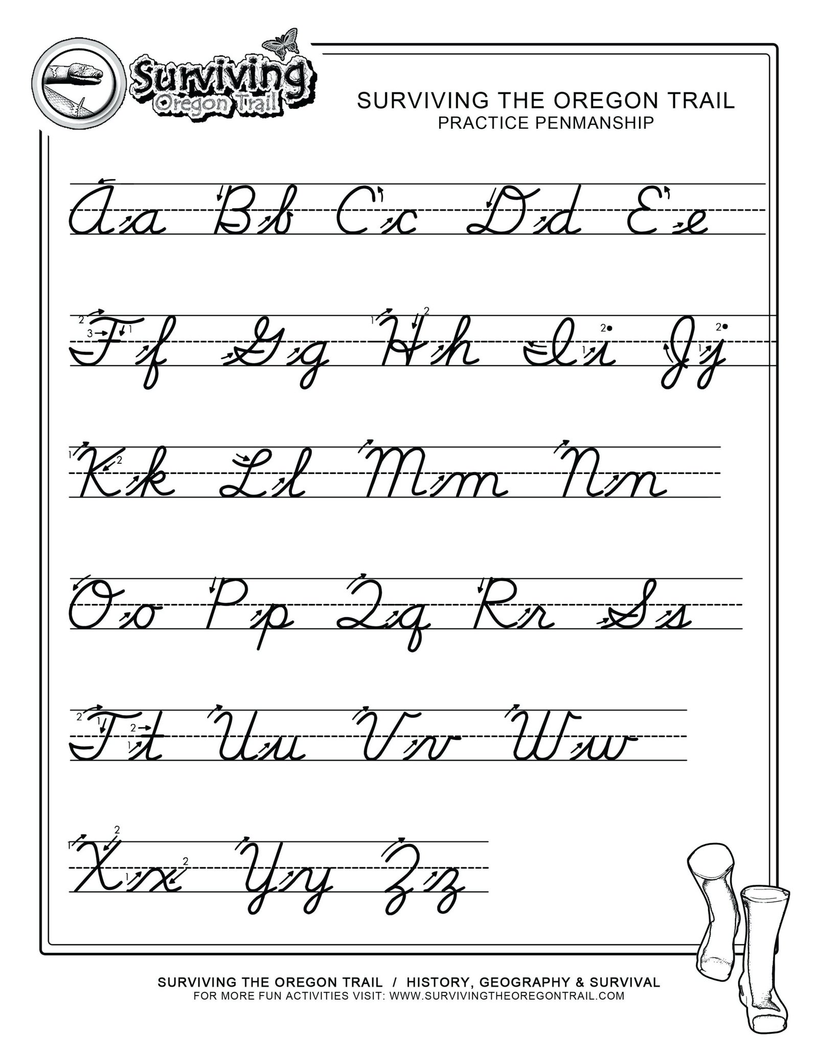 Free Printable Cursive Handwriting Worksheets - Free Printable