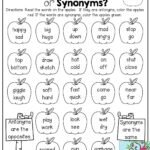 Antonyms And Synonyms Worksheet For Grade 3 – Kidsworksheetfun