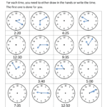 Clock Worksheets Year 2 Here you will find our selection of telling time clock worksheets to …