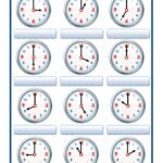 Analog Clock Worksheets Teach child how to read: Analog Clock Printable Worksheets