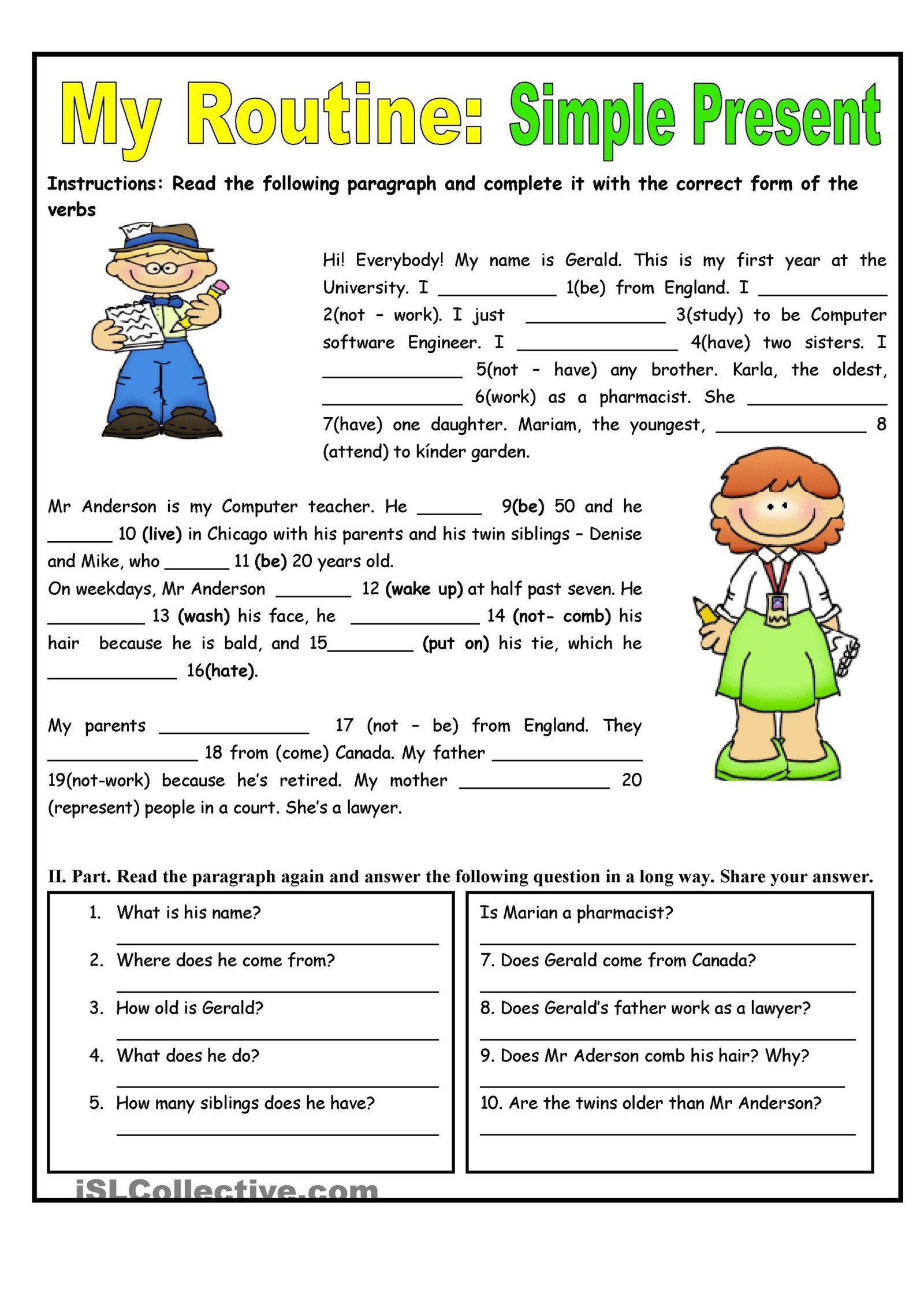 One-click print document | Presente simple en ingles, Educacion ingles ... One-click print document | Presente simple en ingles, Educacion ingles ...