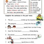 Simple Past Tense Exercises For Beginners Worksheets The Past Simple Tense interactive worksheet | Simple past tense, Simple …