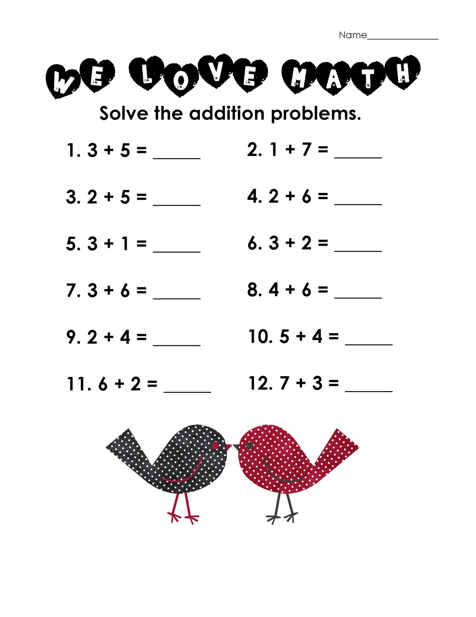 Free Fun Math Worksheets | Activity Shelter