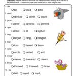 Irregular Verbs Worksheets Finding Irregular Verbs Worksheet by Teach Simple
