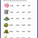 Rhyming Words Worksheets Rhyming Words Worksheets for Kindergarteners Online – SplashLearn