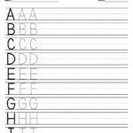 Alphabet Writing Practice Worksheets Free Practice Writing Letters Printable Worksheets