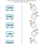 Practice Telling Analog and Digital Time With This Printable