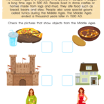 The Middle Ages Worksheet for kids