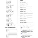 numbers, numbers: English ESL worksheets pdf & doc