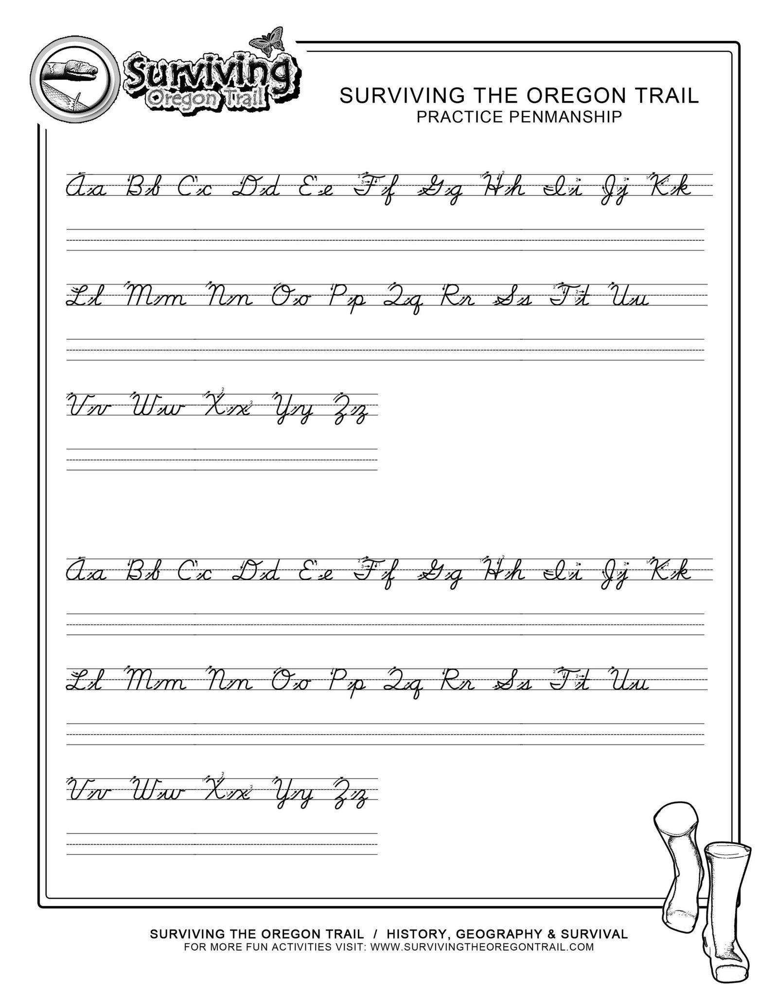Practice Penmanship – Free Abc's Printable Cursive Writing Worksheet ...