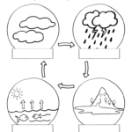 Printable water cycle worksheets for preschools