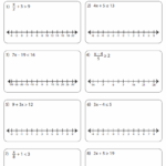 Solving Inequalities Worksheets Two Step Inequalities worksheets