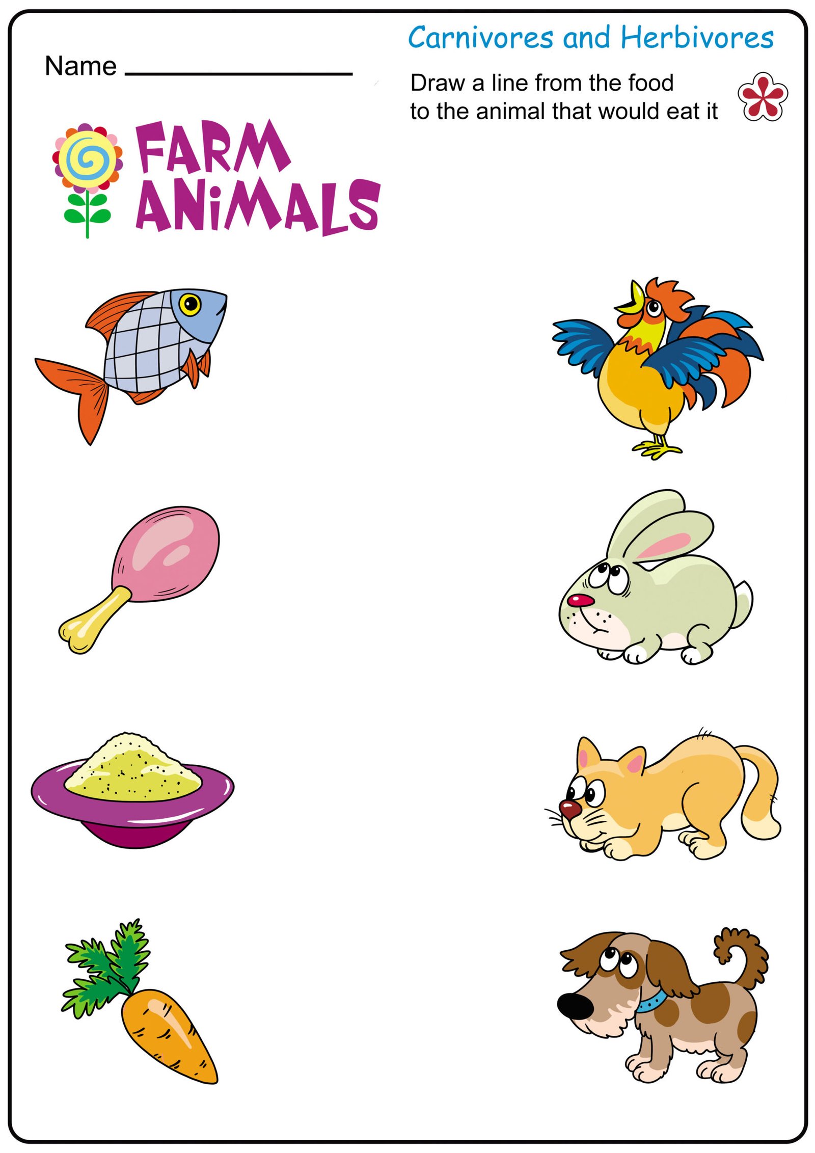 Farm Animals and Letters Worksheet For Kindergarten! | TeachersMag.com Farm Animals and Letters Worksheet For Kindergarten! | TeachersMag.com