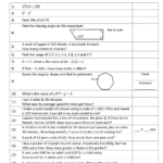 Mental Maths Tests Year 6 Worksheets